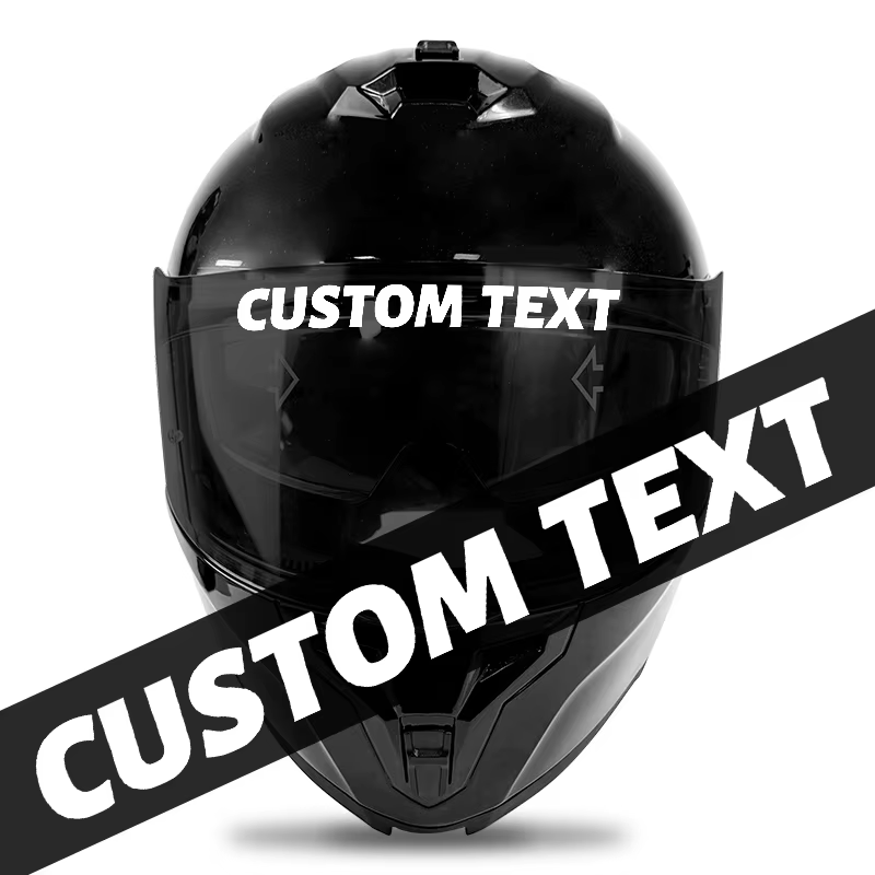 Motorcycle Helmets - 1 pièce, hauteur 2 cm, autocollants