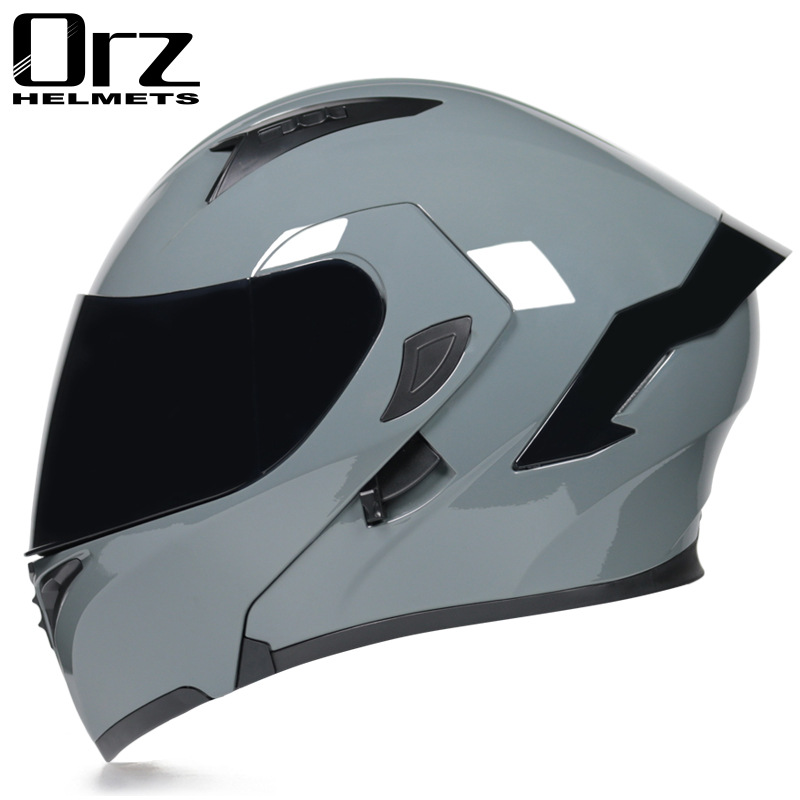 Modular Flip Up Motorcycle Helmet Dot Approved - Casque de moto à rabat modulaire