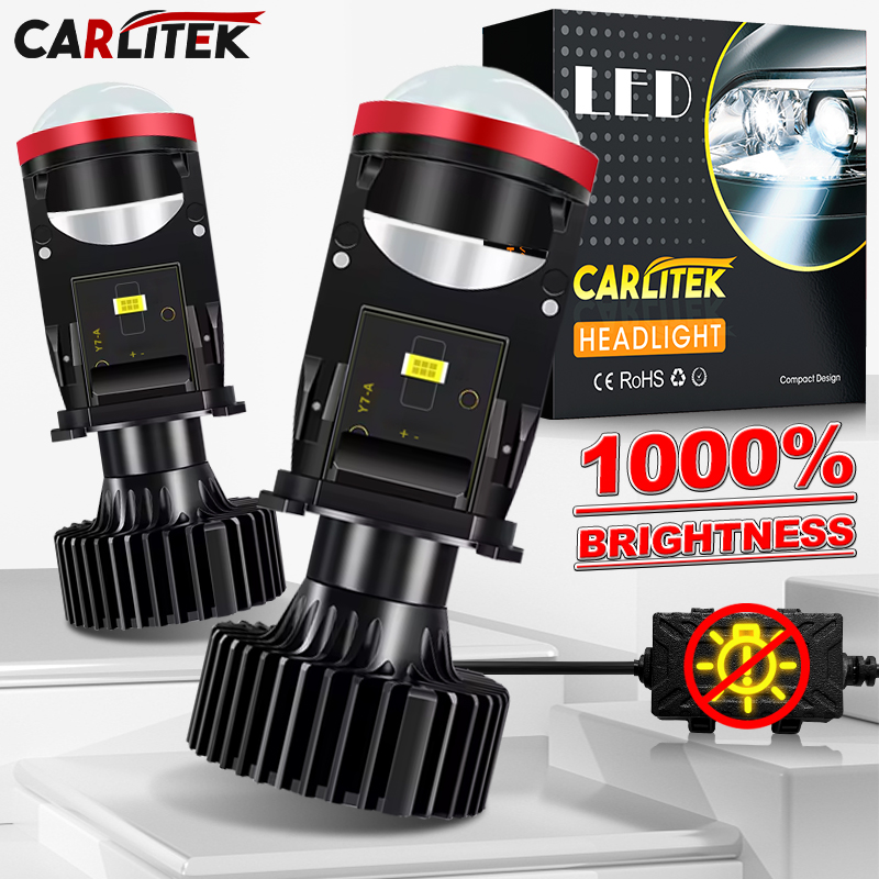 Universal Motorcycle Led Headlight Projector - Ampoules de phares de voiture mini