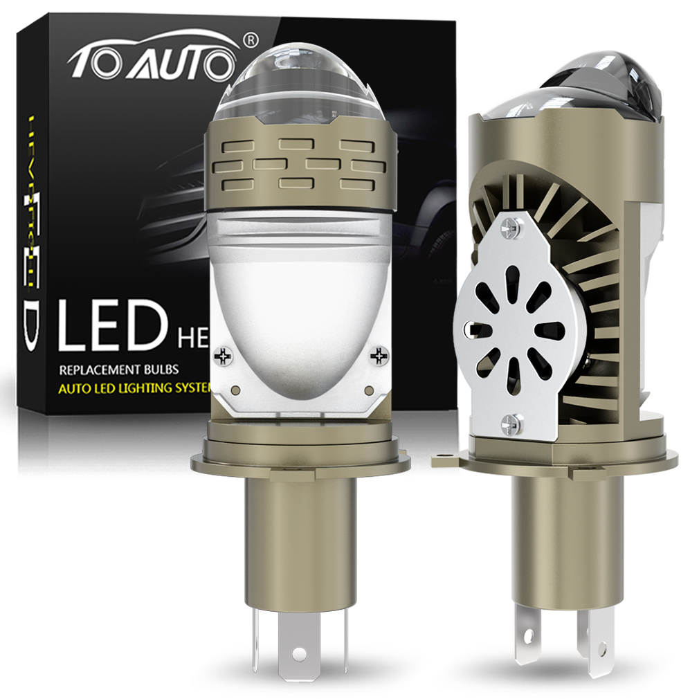 Projecteur LED H4 à double len - Universal Motorcycle Led Headlight Projector avis et prix