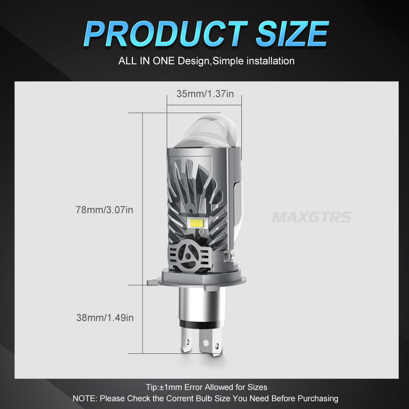 Projecteur de phare LED H4 240 - Universal Motorcycle Led Headlight Projector avis et prix