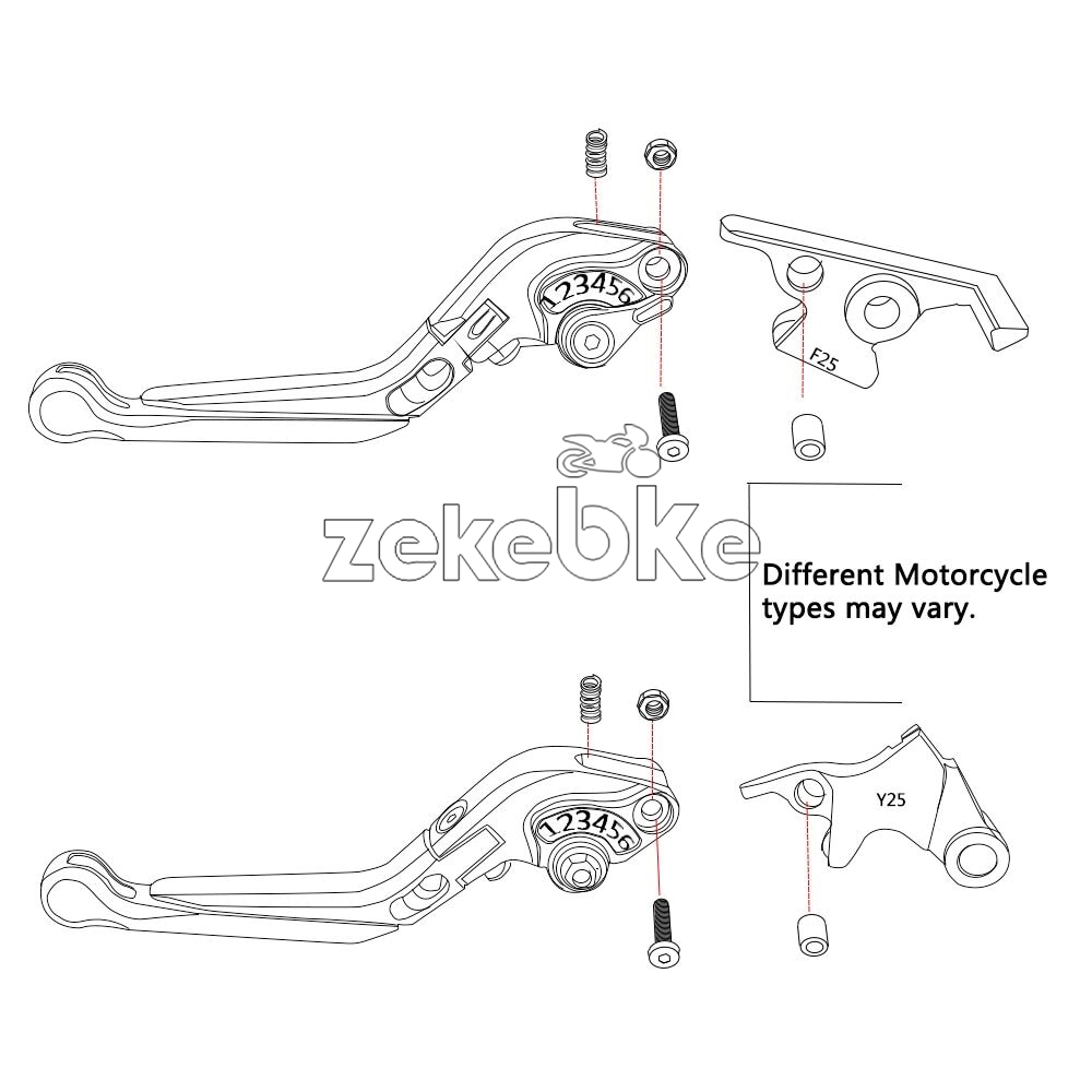 POUR HONDA XL1000VARADERO 1999 - Cnc Aluminum Adjustable Brake Clutch Levers avis et prix