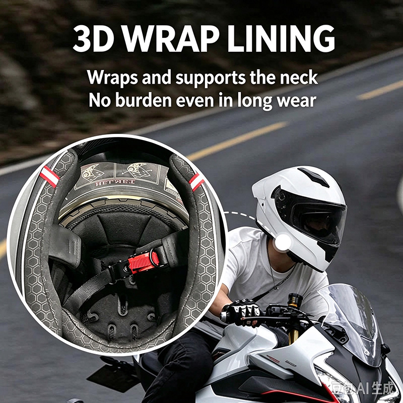 Casque de moto de course avec  - Dual Visor Motorcycle Racing Helmet avis et prix