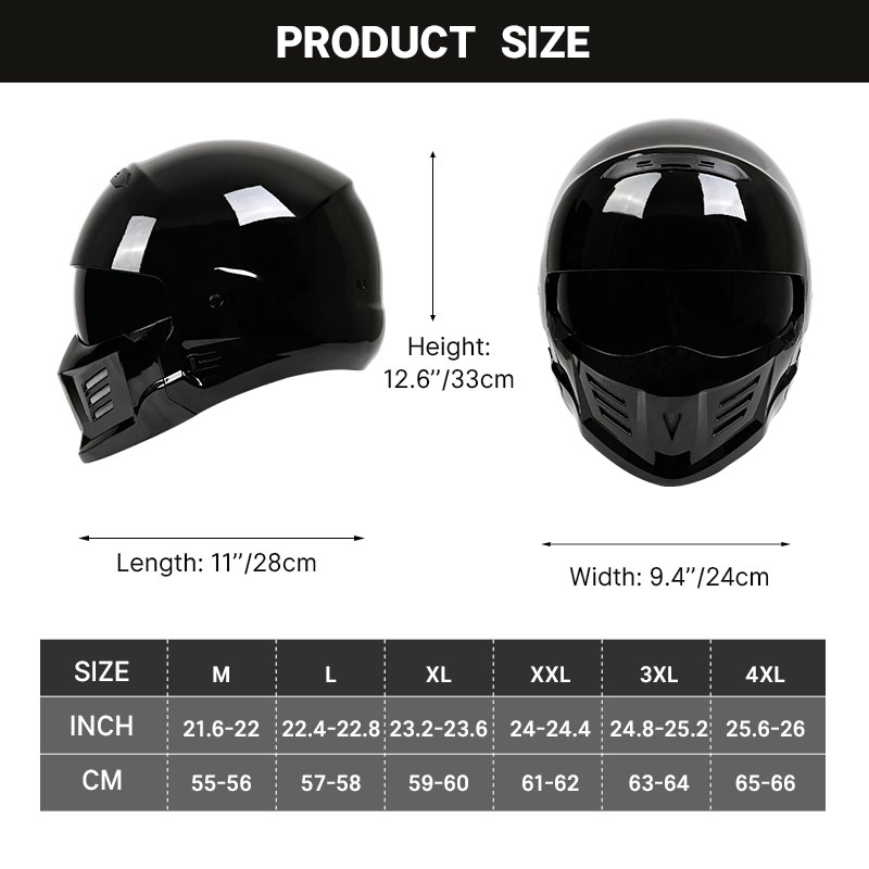 Scorpion-Casque intégral ABS p - Full Face Motorcycle Helmet With Bluetooth avis et prix