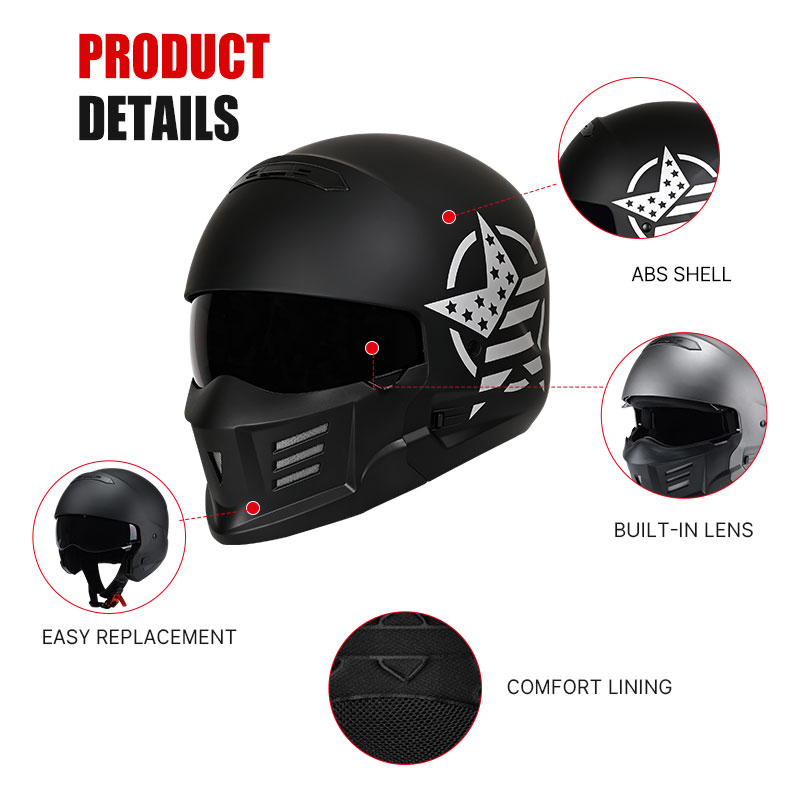 Scorpion-Casque intégral ABS p - Full Face Motorcycle Helmet With Bluetooth avis et prix