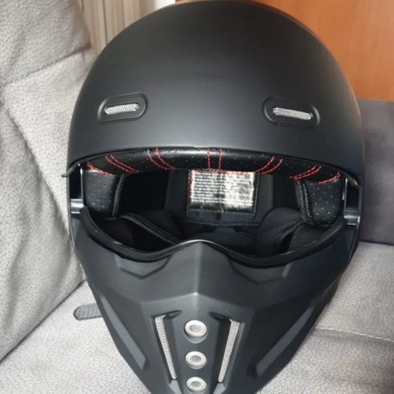 Casque de moto rétro Scorpion  - Full Face Motorcycle Helmet With Bluetooth avis et prix