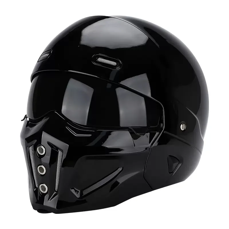 Casque de moto rétro Scorpion  - Full Face Motorcycle Helmet With Bluetooth avis et prix