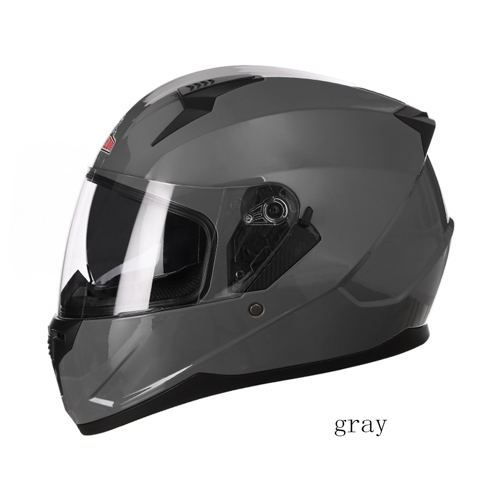 Casque de moto intégral Double - Full Face Motorcycle Helmet With Bluetooth avis et prix
