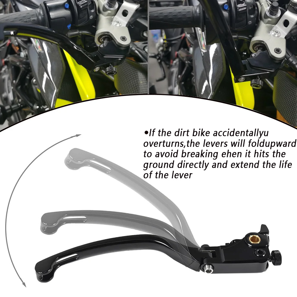 RUSH 1000 levier d'embrayage d - Cnc Aluminum Adjustable Brake Clutch Levers avis et prix
