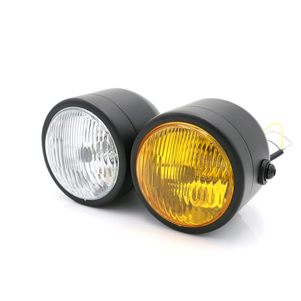 Double phare universel H4 pour - Universal Motorcycle Led Headlight Projector avis et prix